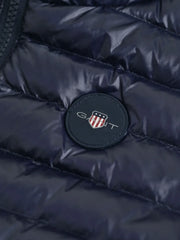 Closer view of the GANT padded gilet.