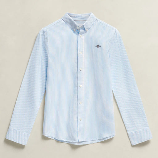 GANT light blue pinstripe oxford shirt - 813300055.