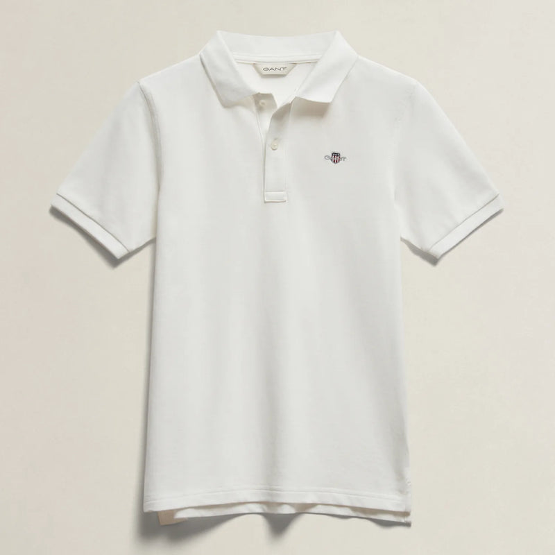 GANT white polo shirt - 813100016.