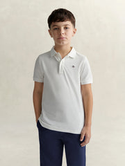 Closer look at the GANT polo shirt.