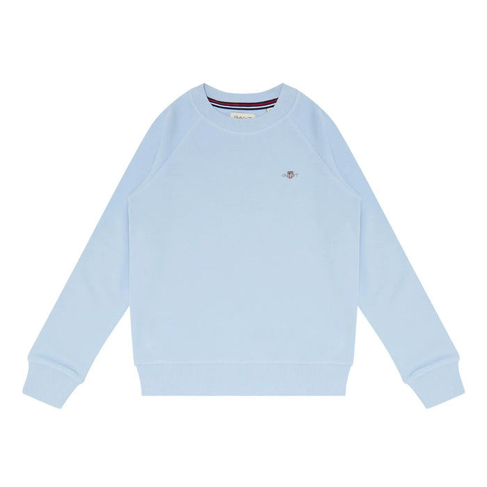 Gant Shield Sweatshirt - Sky Blue