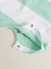 Closer view of the GANT striped romper.