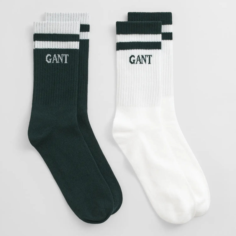 GANT boy's tartan green striped socks - 896028.