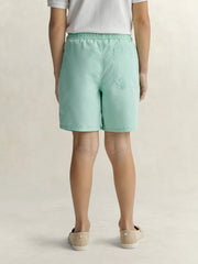 Rear view of the GANT swim shorts.