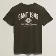 Back of the GANT new haven t-shirt.