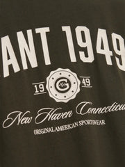 Closer look at the GANT new haven t-shirt.