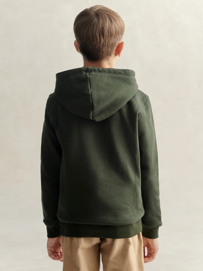 GANT Varsity Hoodie - Green