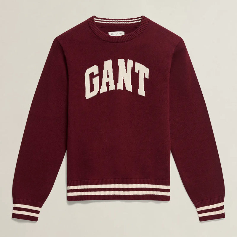 varsity sweater - Burgundy
