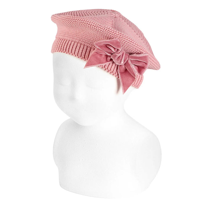 Condor Knitted Beret - Pink