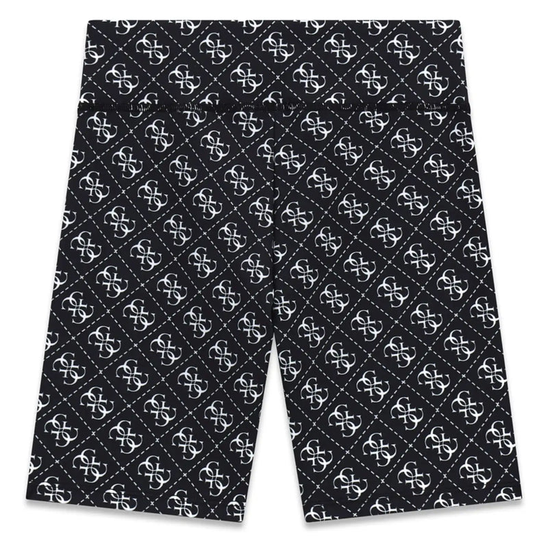 Back of the Guess girl's 4g shorts.