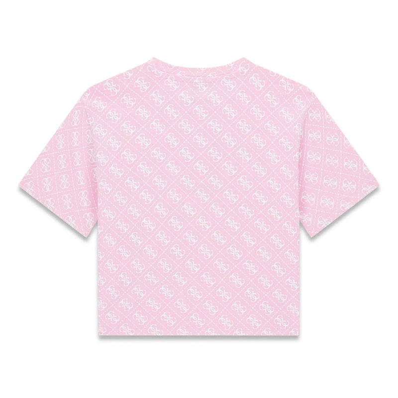 Back of the Guess pink 4g t-shirt.