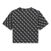 Back of the Guess black 4g t-shirt.