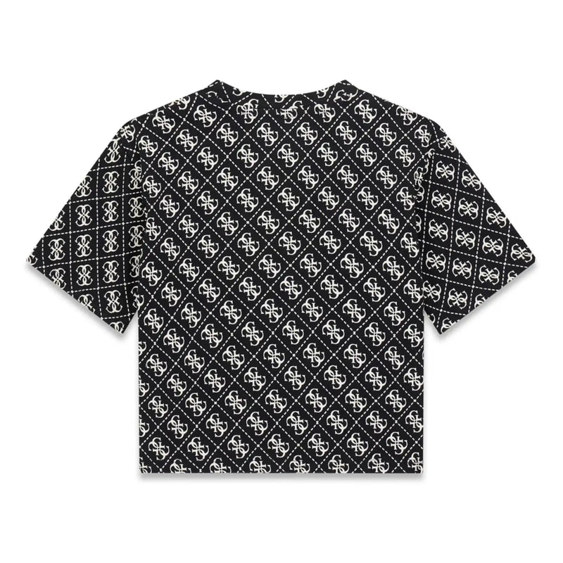 Back of the Guess black 4g t-shirt.