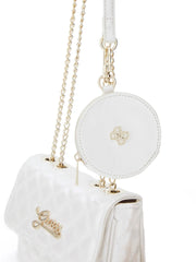 Guess cream bag with matching purse.