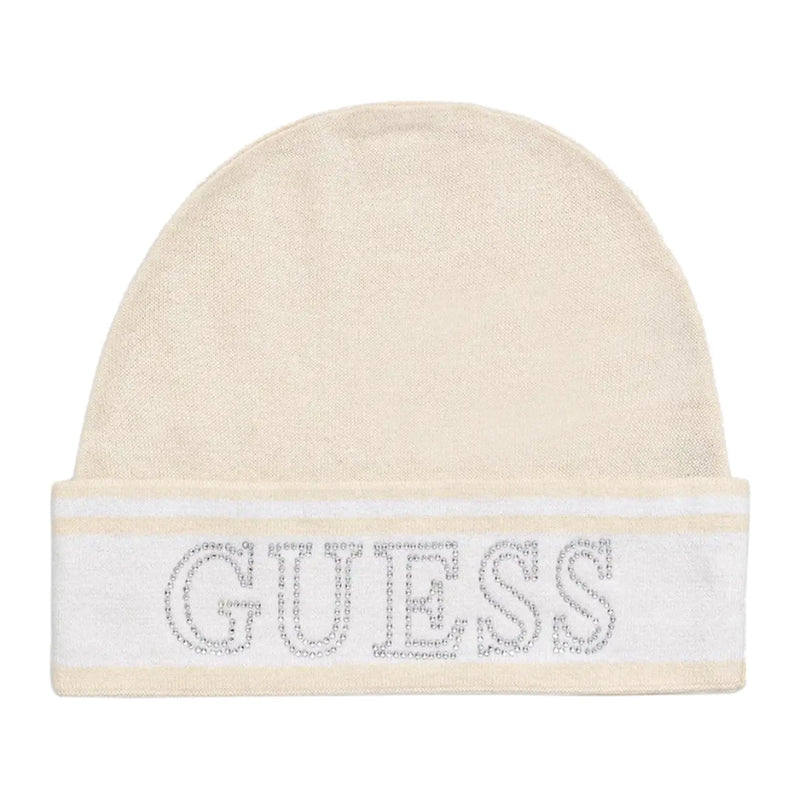Guess Beanie Hat - Cream