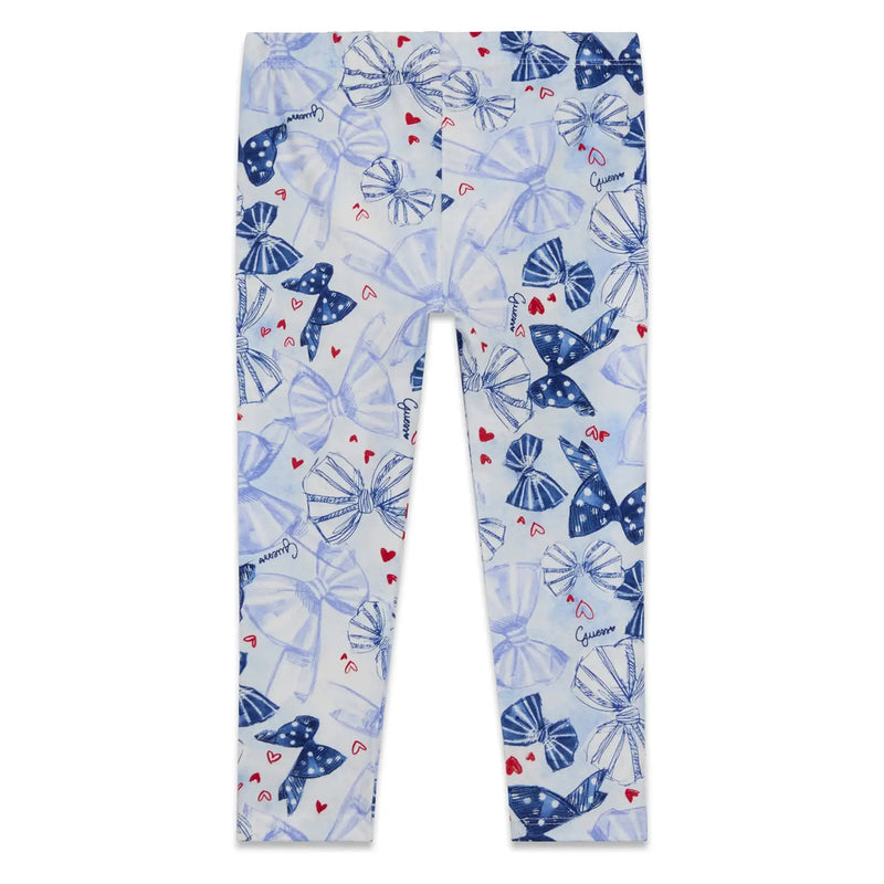 Guess girl's bow leggings - k6rb07.