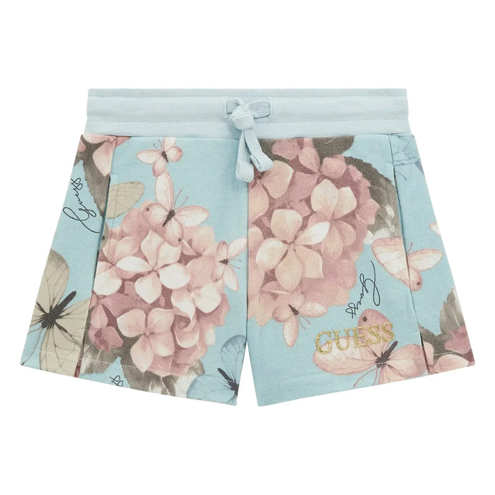 Guess blue butterfly shorts - k5rd08.