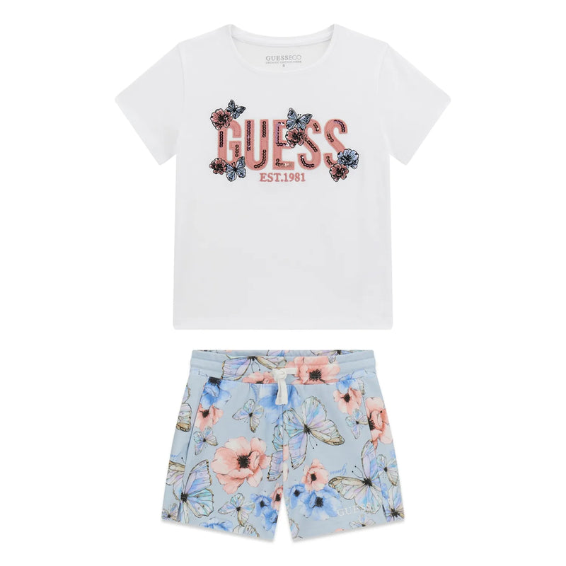 Guess girl's butterfly shorts set - j6ri34.