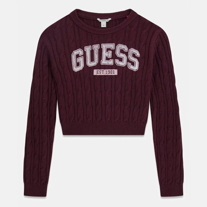 Guess cable knit sweater - j6yr11.