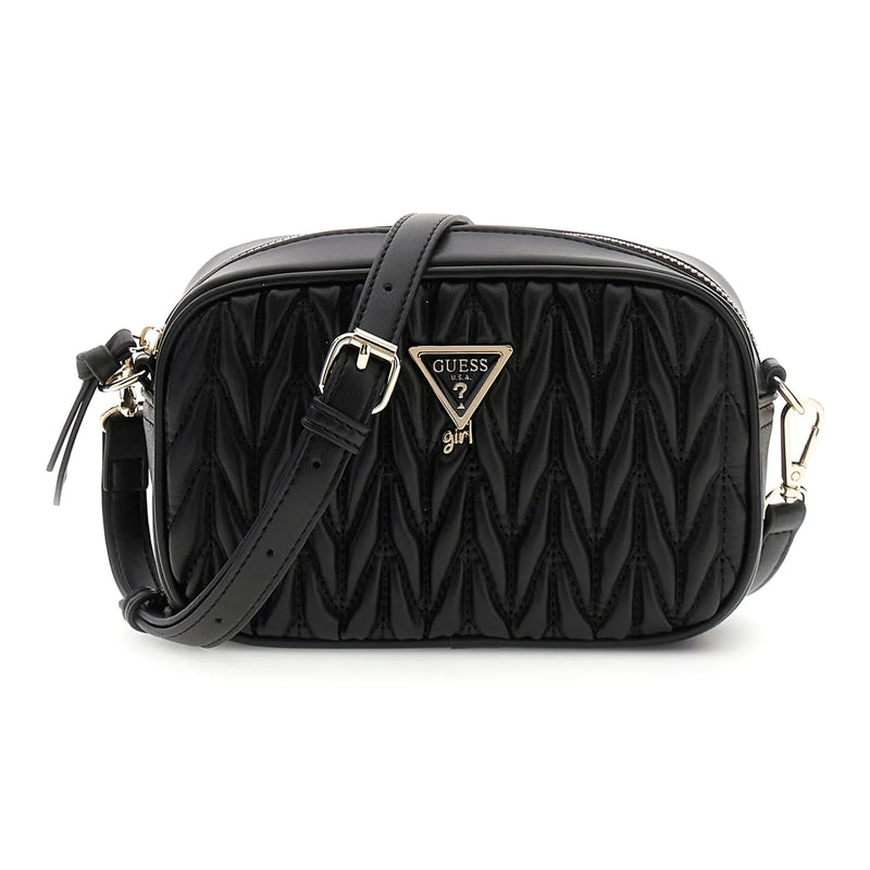 Guess girl's jet black camera bag - j6bz25.