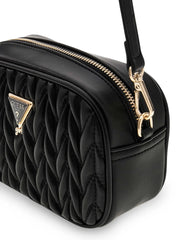 Guess camera bag with textured front panel.
