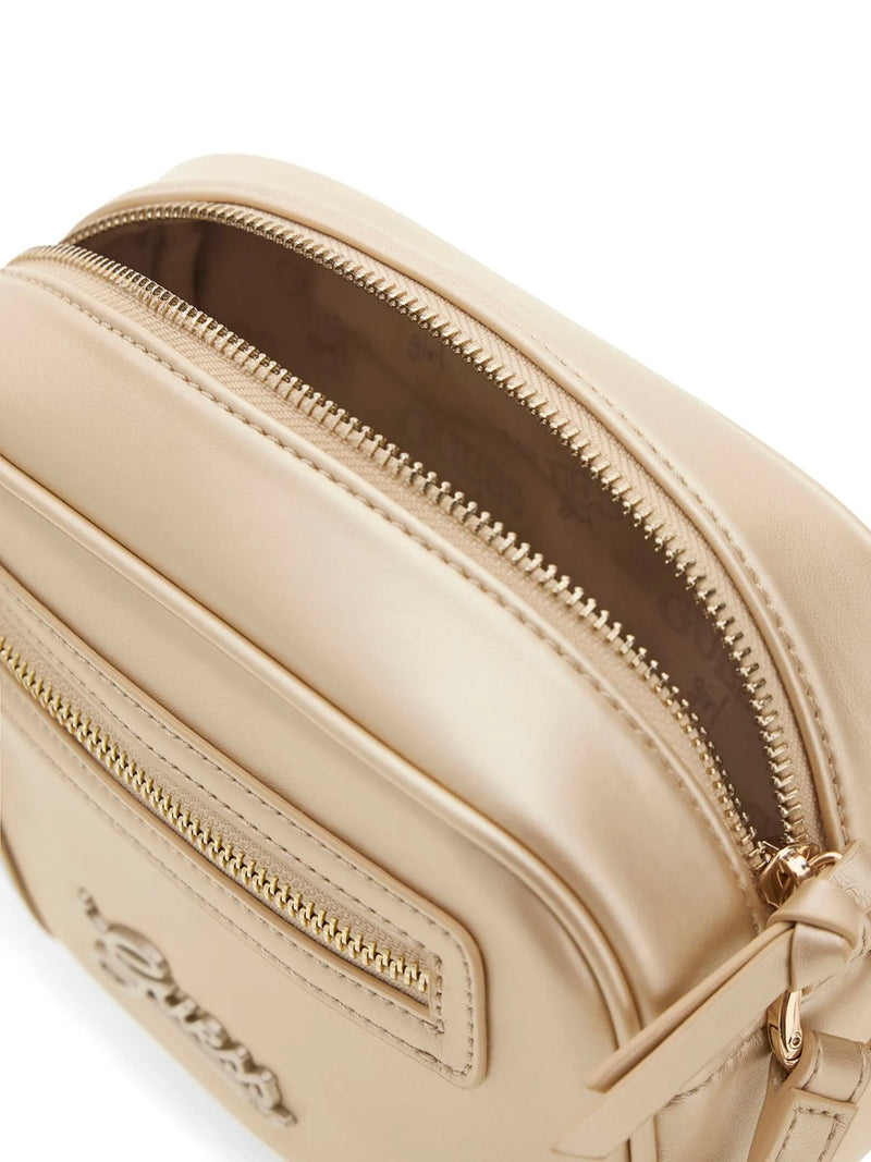 Closer view of the Guess camera bag.