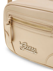 Guess camera bag with script logo.