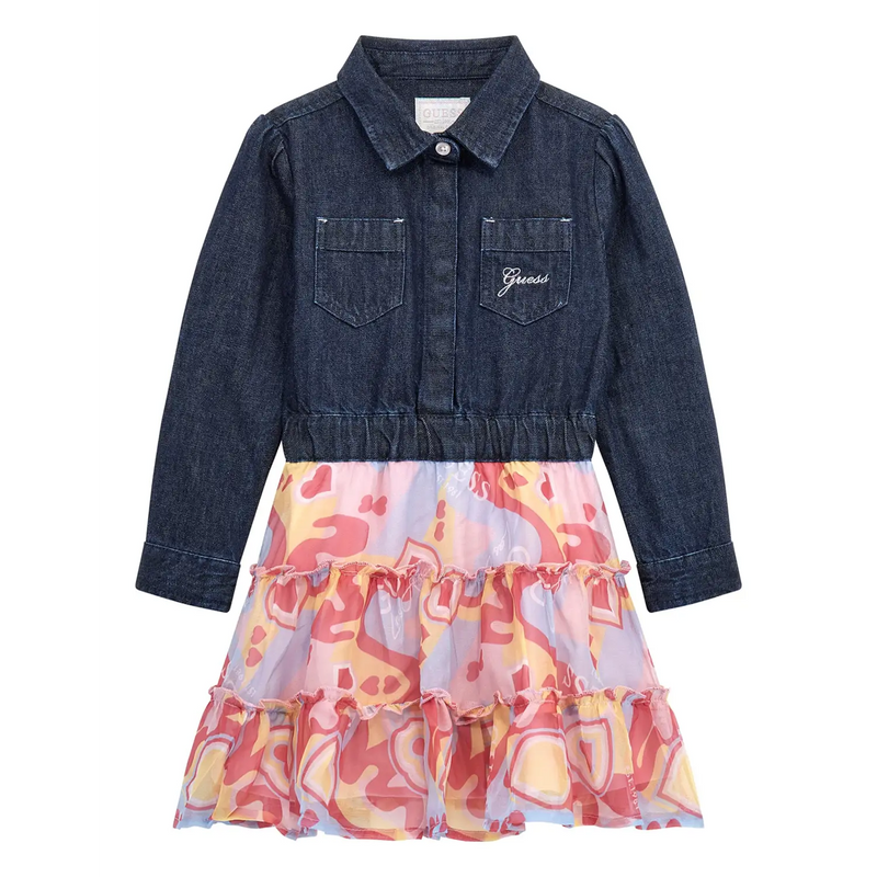 Guess chambray dress - k4yk07.