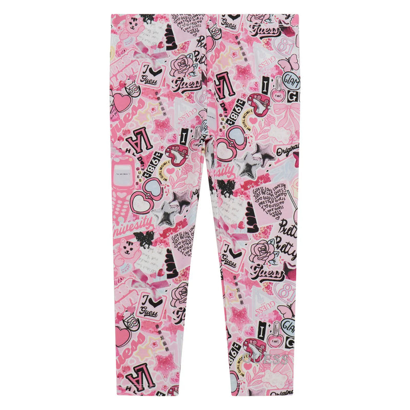 Guess collage print leggings - k5yb00.