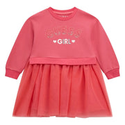 Guess girl's combined dress - k5rk05.