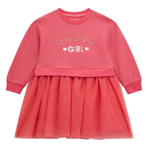 Guess girl's combined dress - k5rk05.