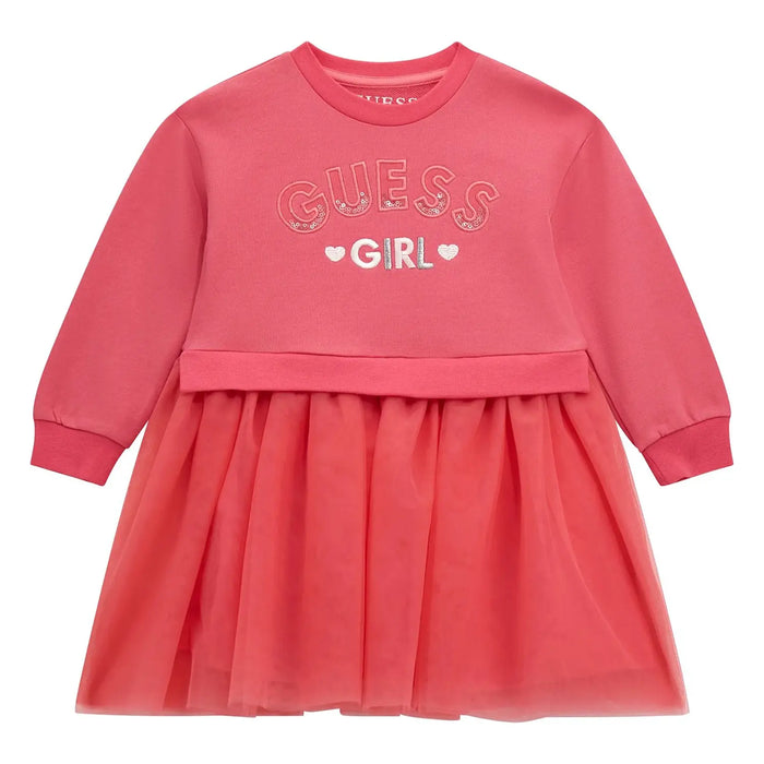 Guess girl's combined dress - k5rk05.