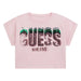 Guess pink cropped t-shirt - j5ri10.