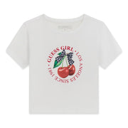 Guess girl's cropped t-shirt - j6ri02.