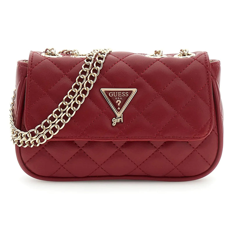Guess girl's beet juice red crossbody bag - j5yz17.