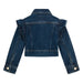 Back of the Guess denim jacket.