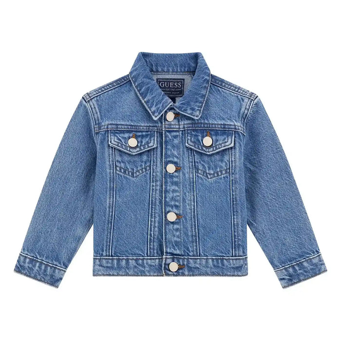 Guess blue denim jacket - k5rl01.