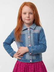 Closer look at the Guess denim jacket.