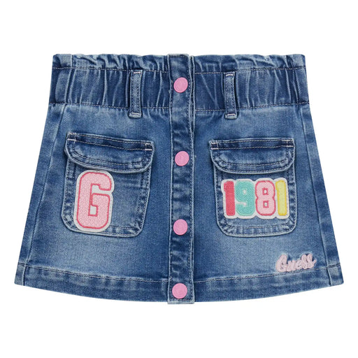 Guess blue denim skirt - k5gd03.