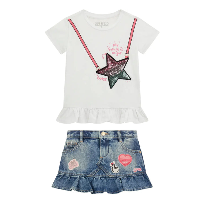 Guess denim skirt set - k5ri19.