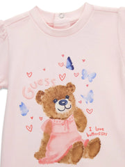 Closer look at the Guess teddy bear dress.