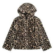 Guess girl's faux fur coat - j5bl24.