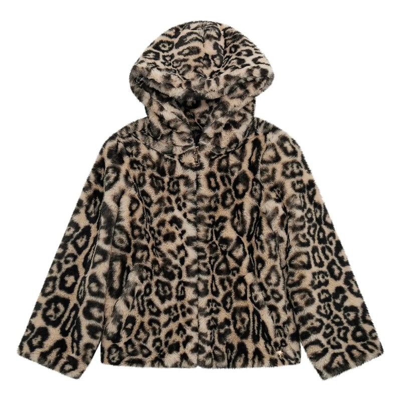 Guess girl's faux fur coat - j5bl24.