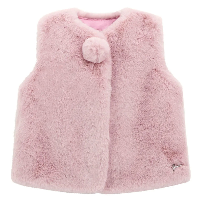 Guess faux fur gilet - k5yn01.