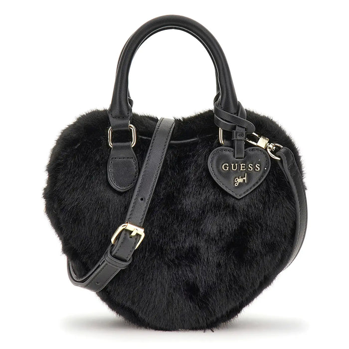 Guess Faux Fur Heart Bag Bumbles for Kids