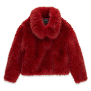 Guess girl's faux fur jacket - j6bl06.