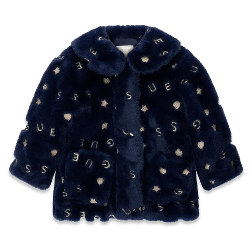 Guess girl's faux fur jacket - k6bl06.