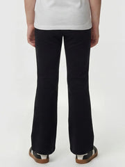 Rear view of the Guess flared leggings.