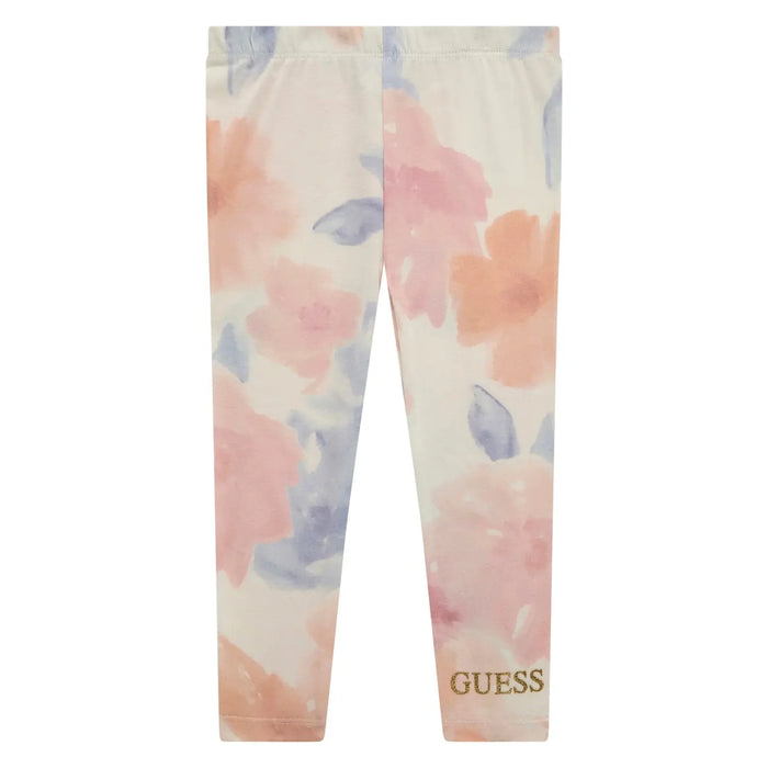 Guess Floral Print Dress & Leggings