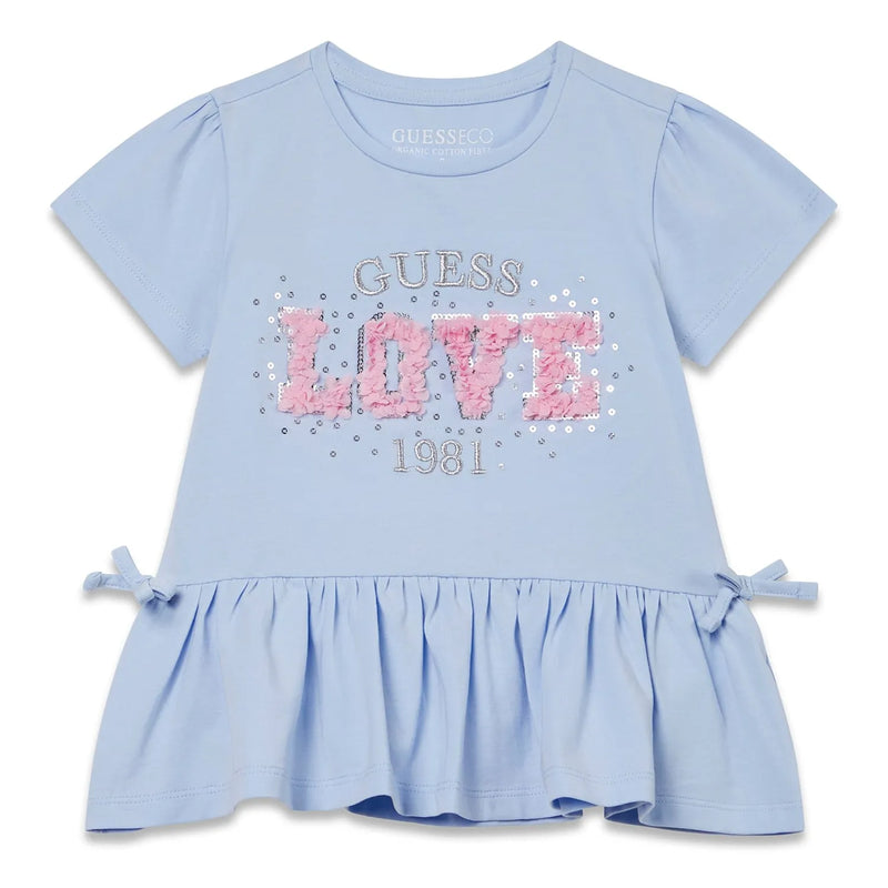 Guess girl's frilled t-shirt - k6ri24.